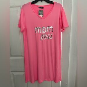 Adorable Pink Tee Dress